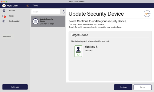 Update Device